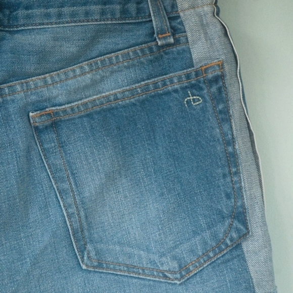 Rag & Bone Marilyn Reverse Selvedge Denim Button Fly Shorts - Picture 12 of 14